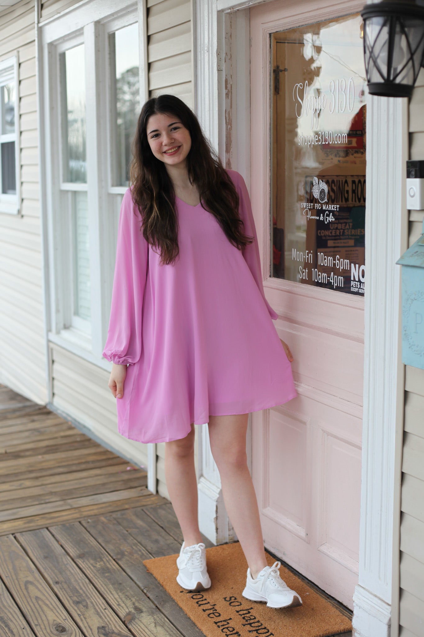 Lilac All Eyes On Her Dress - Shoppe3130