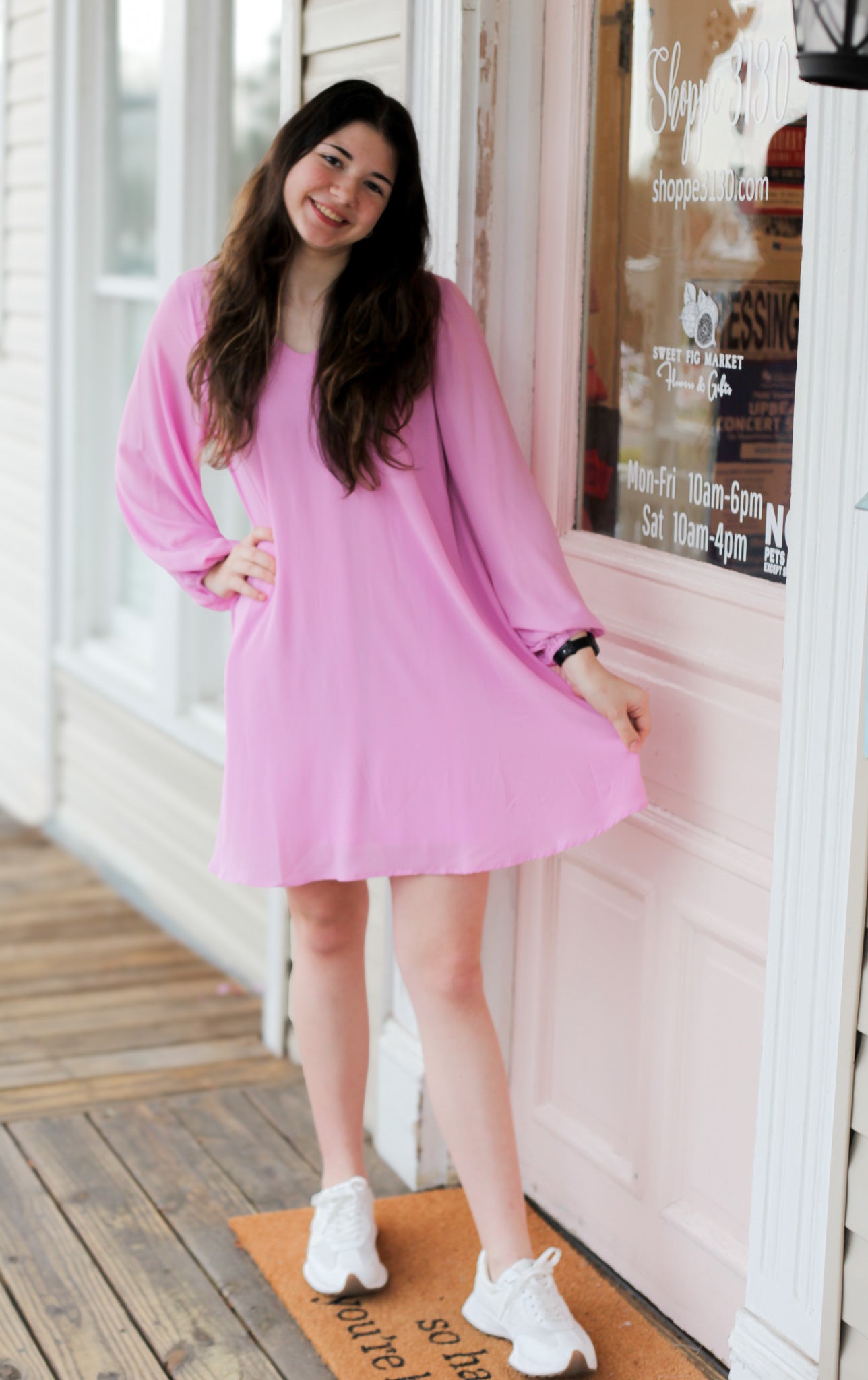 Lilac All Eyes On Her Dress - Shoppe3130