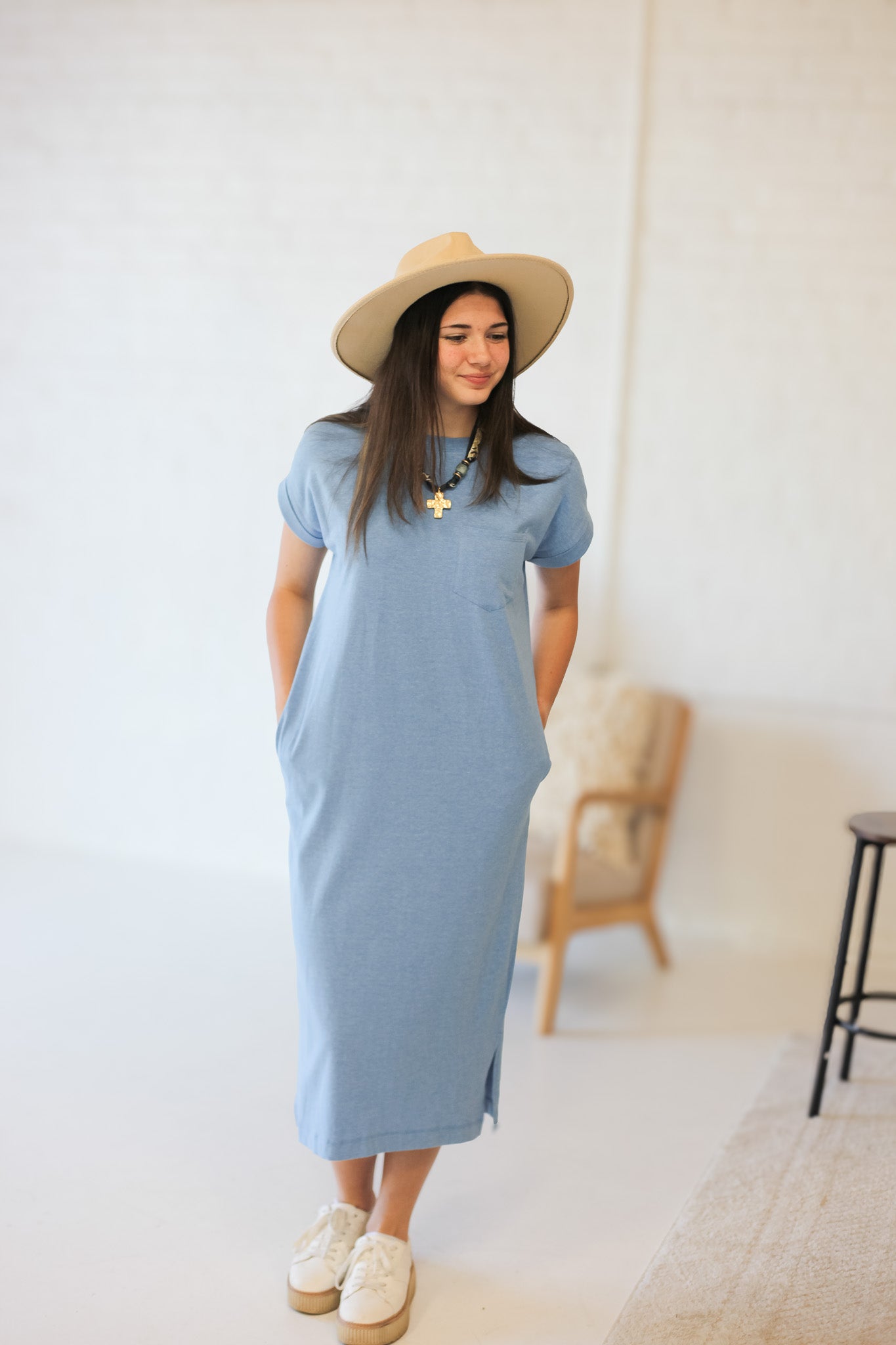 The Easy Living Midi Dress - Shoppe3130