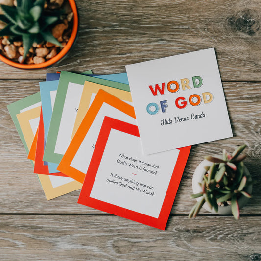 Word of God Kids Verse Card Set