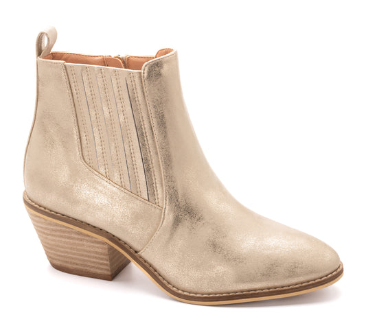Corky's Potion Bootie in Gold Metallic