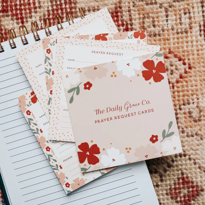 Floral Print-Prayer Request Cards (The Daily Grace Co.)