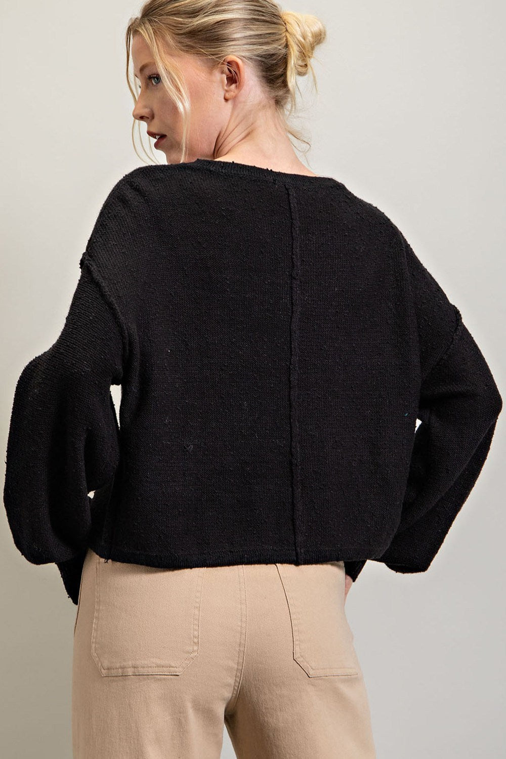 FINAL SALE Tailored Texture Knit Sweater