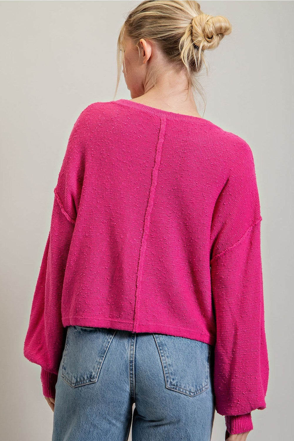 FINAL SALE Tailored Texture Knit Sweater