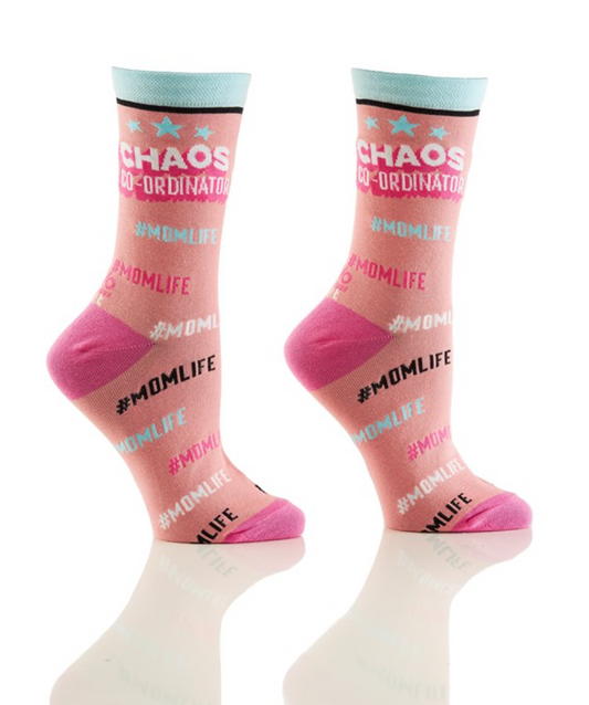 Women's Crew Socks Chaos Coordinator