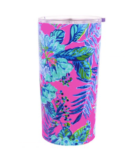 Lilly Pulitizer 20 oz Tumbler Lil Earned Stripes