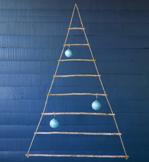 Winter Forest Wooden Hanging Display Tree