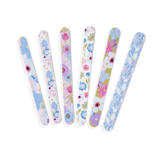 Lavender Floral Assorted Nail Files