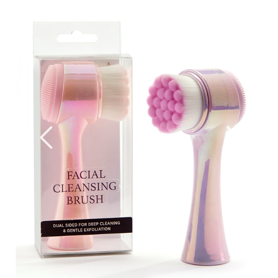Iridescent Pastel Double Sided Facial Cleansing Brush