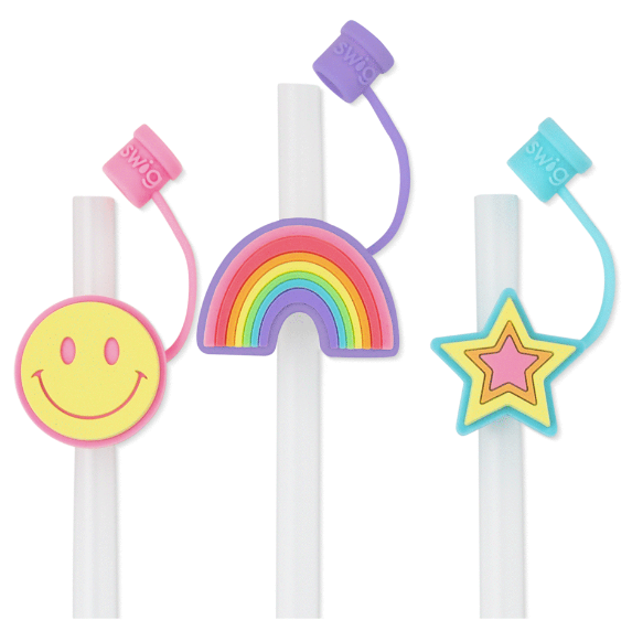 Oh Happy Day Straw Topper Set