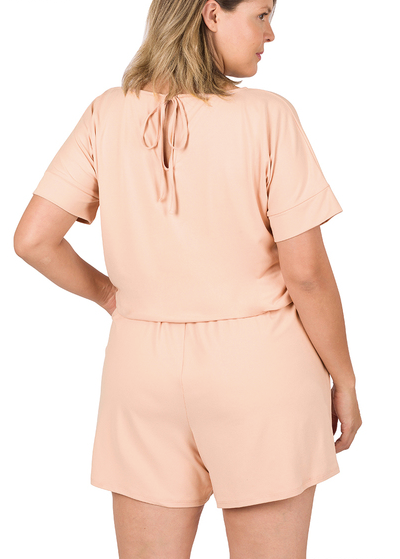 Curvy I'll See You There Romper
