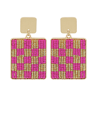 Dance With Somebody Beaded Earrings
