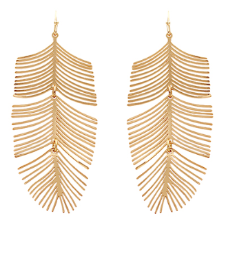 Leaf Of Faith Filigree Earrings