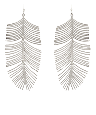 Leaf Of Faith Filigree Earrings