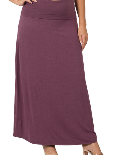 Curvy Rooting For You Relaxed Fit Maxi Skirt