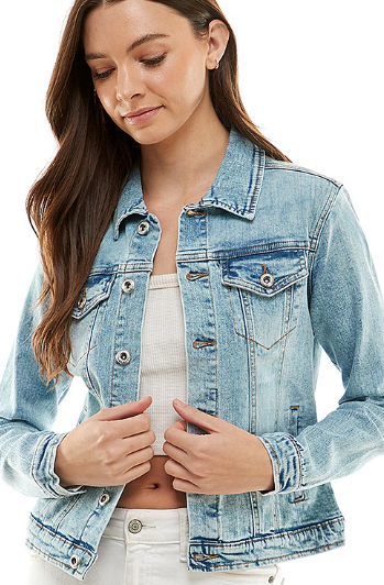 Casual Stretch Denim Jacket