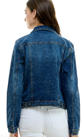 Go To Distressed Denim Jacket