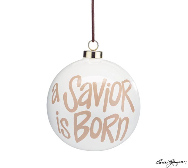 A Savior is Born Ornament