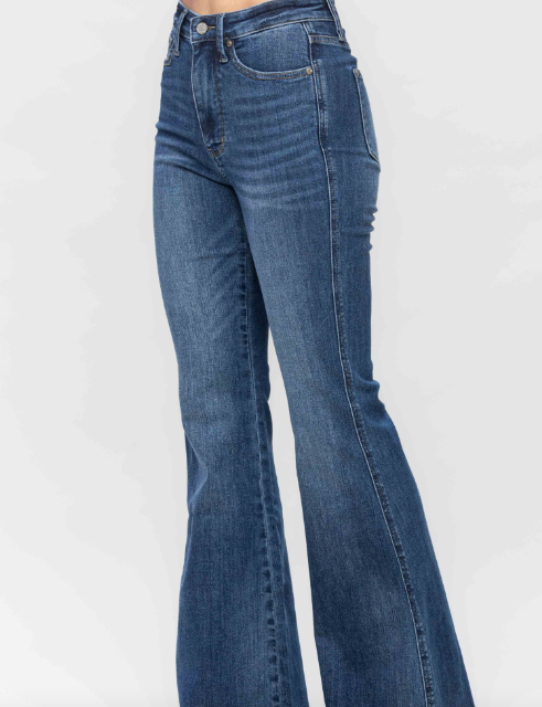 Curvy High Rise Tummy Control Judy Blue Denim