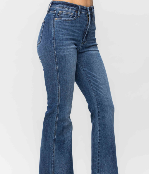 Curvy High Rise Tummy Control Judy Blue Denim