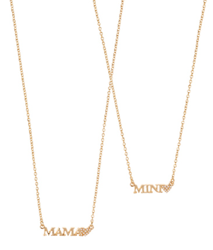 Mama and Mini Necklace set