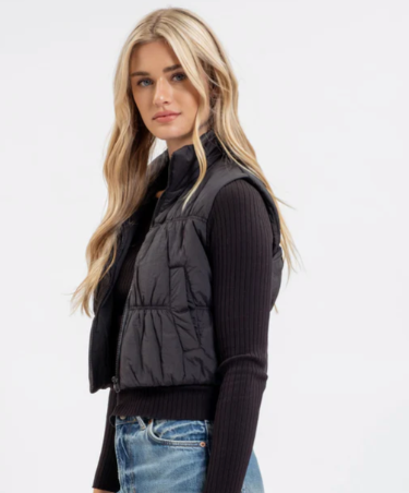 DOORBUSTER High Collar ZIP Puffer Vest