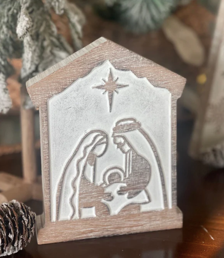 Carved Nativity