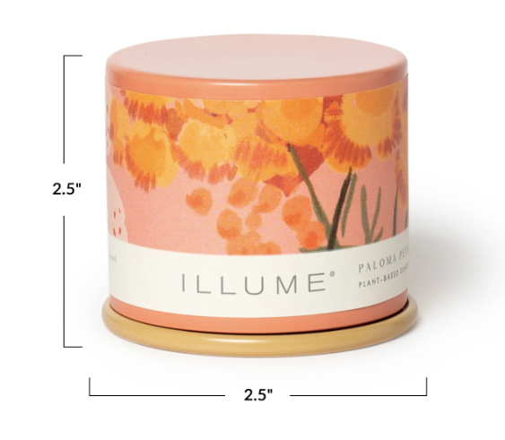 Paloma Petal Demi Vanity Tin -  Illume Candle