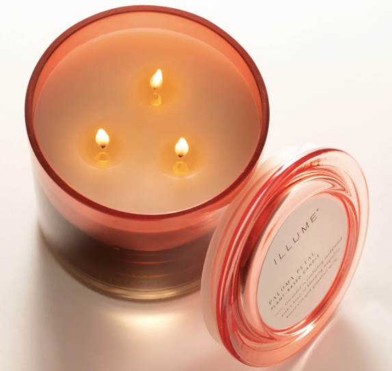 Paloma Petal Statement Glass Candle