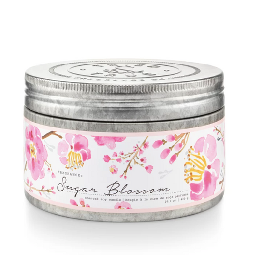 Tried and True Sugar Blossom Large Tin Candle by Illume