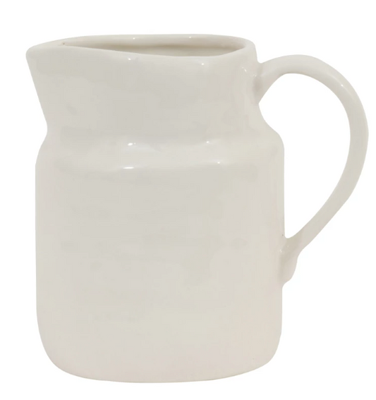 Small Size Stoneware Pitcher, Reactive Glaze - Shoppe3130