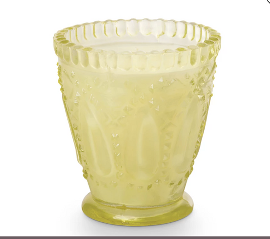 Tried And True Pressed Glass Candle - Shoppe3130