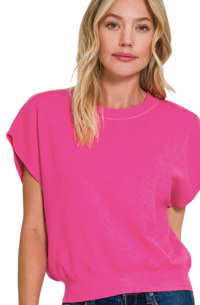 Save the Date Sleeveless Oversized Sweater