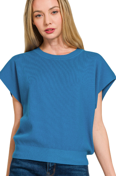 Save the Date Sleeveless Oversized Sweater