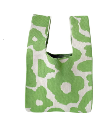 Flower Knit Tote