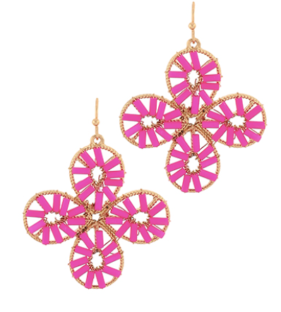 Beaded Beauty of the Cross Earrings