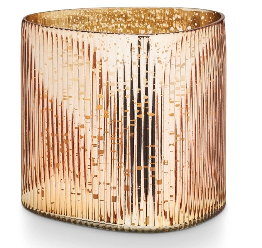 Pink Pine Glitz Large Glass Candle