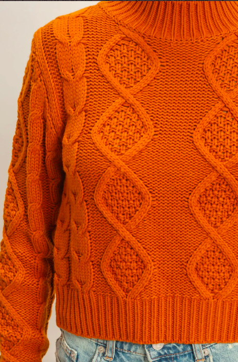 Callie Cable Knit Sweater