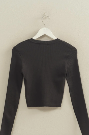 Camdyn  V Neck Sweater Top
