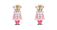 Princess Mousie Stud Earrings