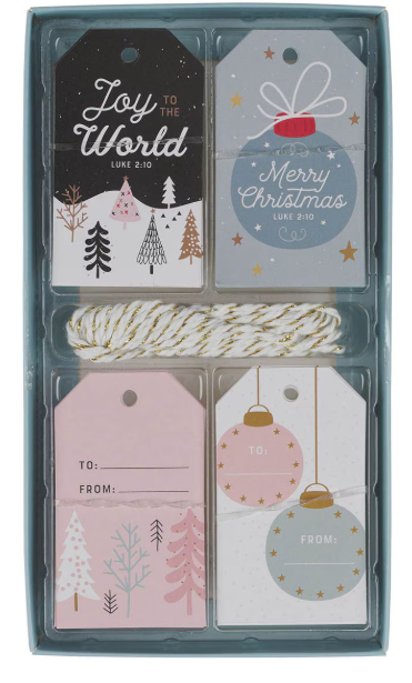 Joy To The World Christmas Gift Tag Set