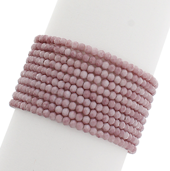 Seed Bead Row Bracelet Stack
