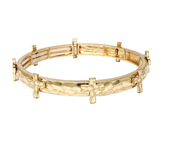 Casting Cross Stretch Bracelet - Shoppe3130