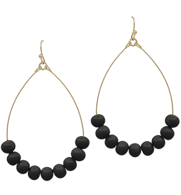 Daria Clay Ball Teardrop Earrings - Shoppe3130