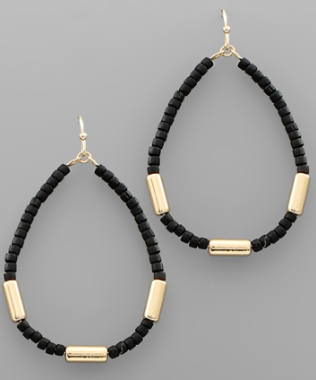 Willow Wood Teardrop Earrings