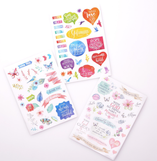 Colorful Stickers for Bible Journaling - Shoppe3130