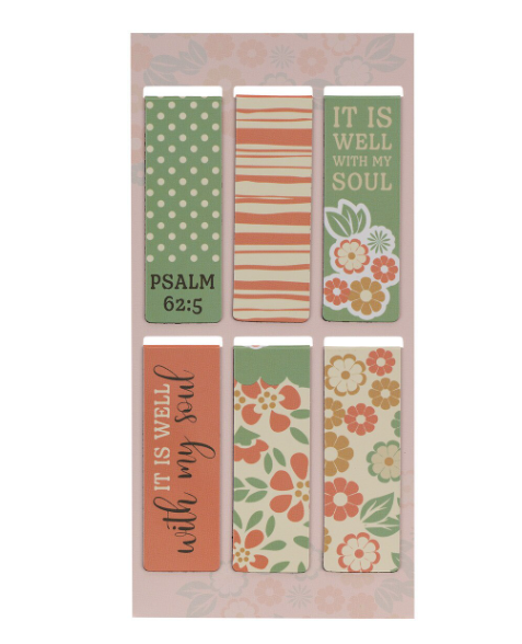 It Is Well With My Soul Magnetic Bookmark Set - Shoppe3130