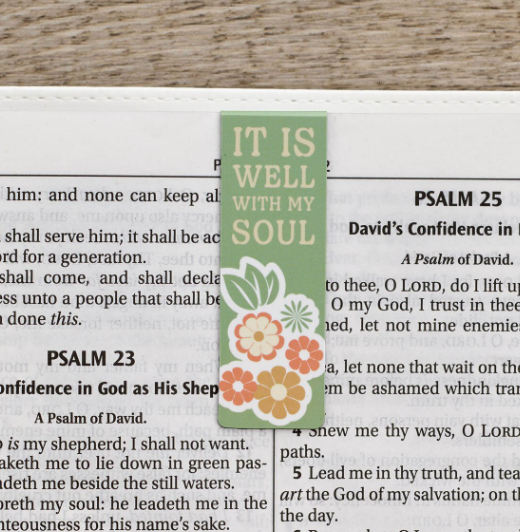 It Is Well With My Soul Magnetic Bookmark Set - Shoppe3130