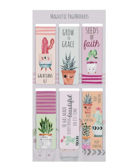 Succulent Garden Magnetic Bookmark Set - Shoppe3130