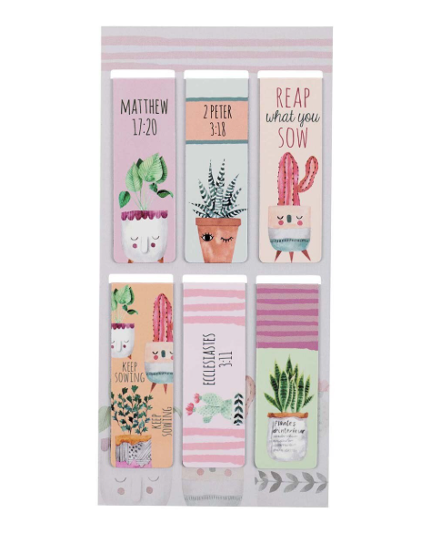 Succulent Garden Magnetic Bookmark Set - Shoppe3130